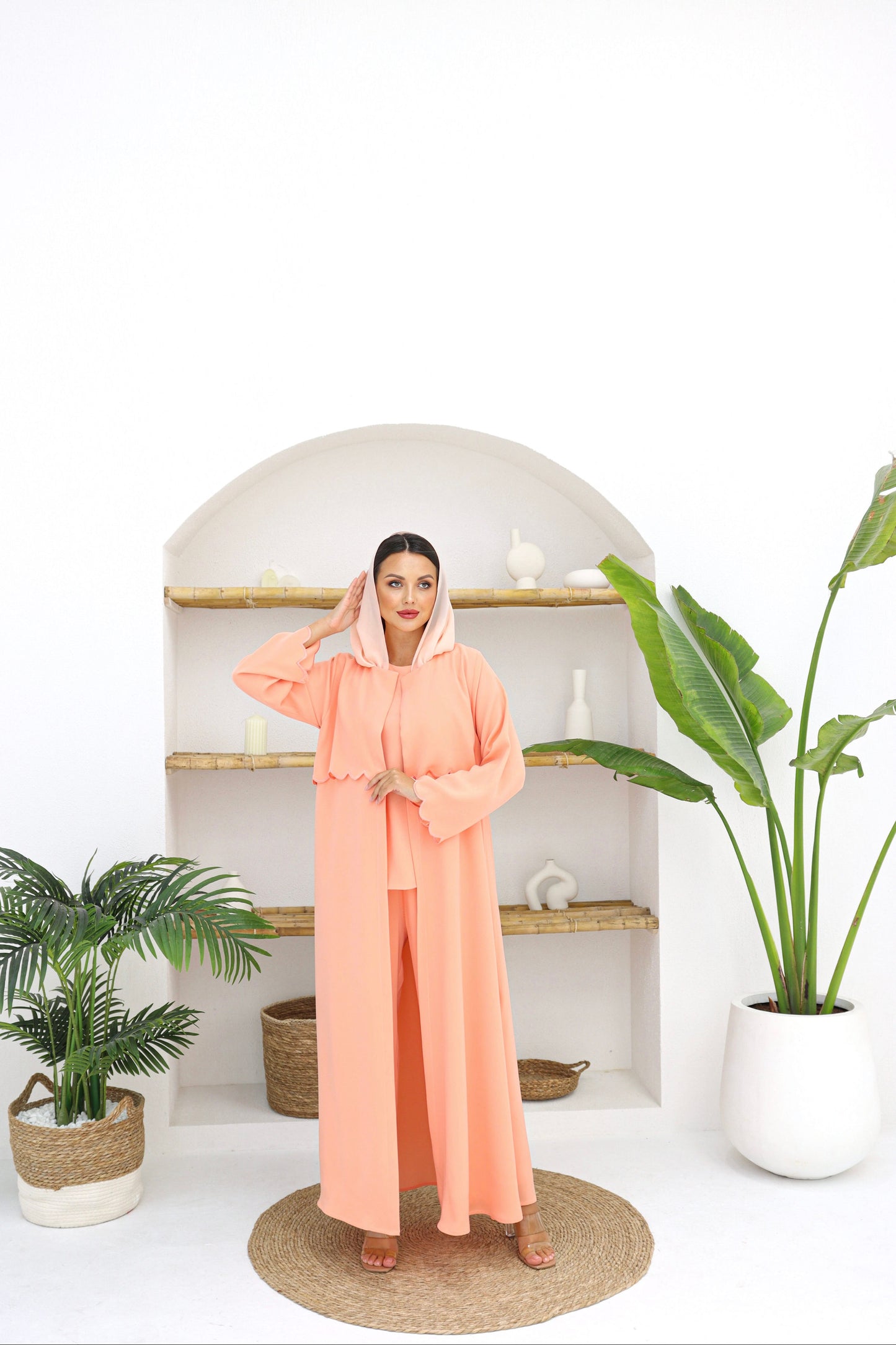 Scallop abaya