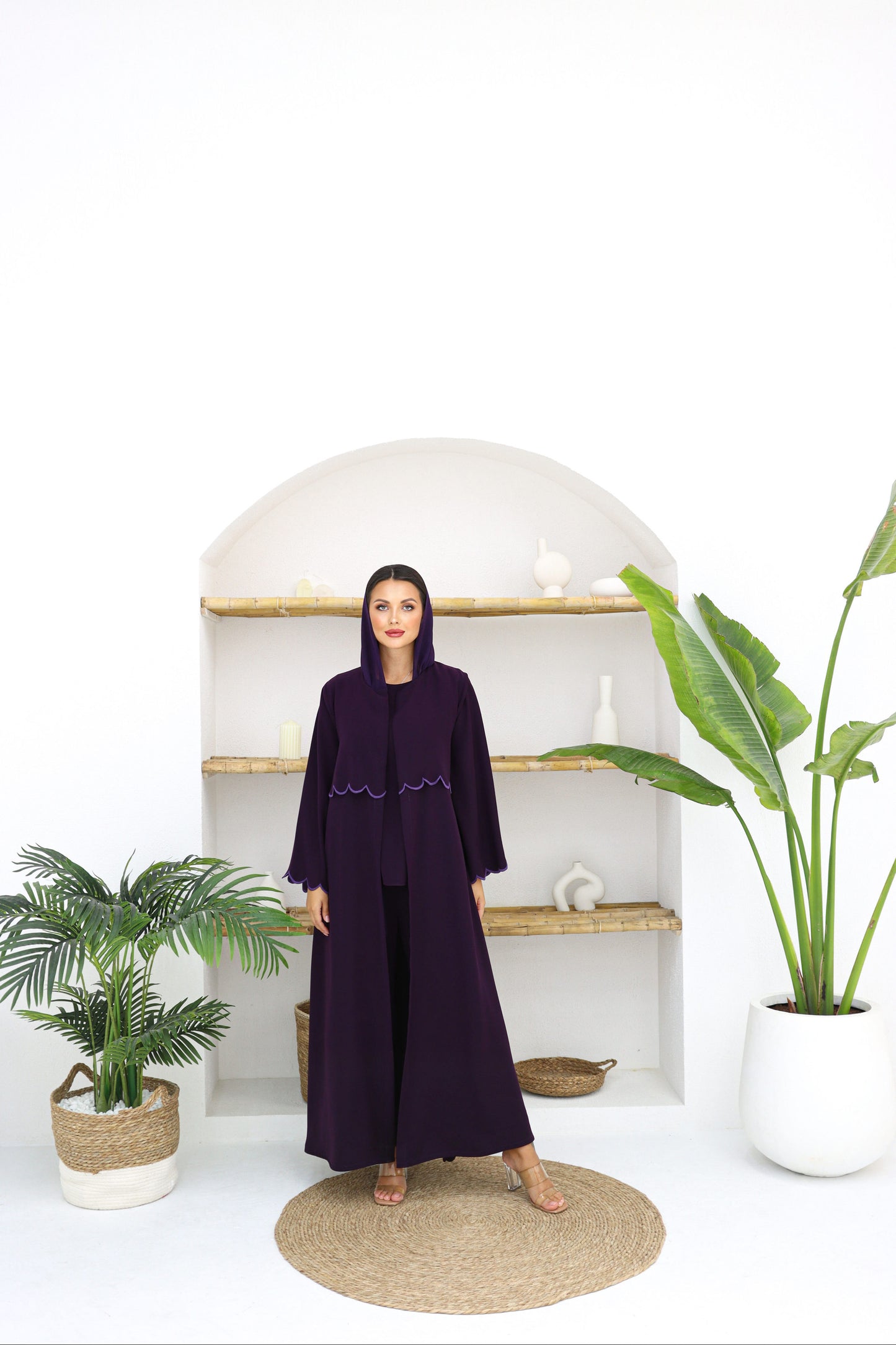 Scallop abaya