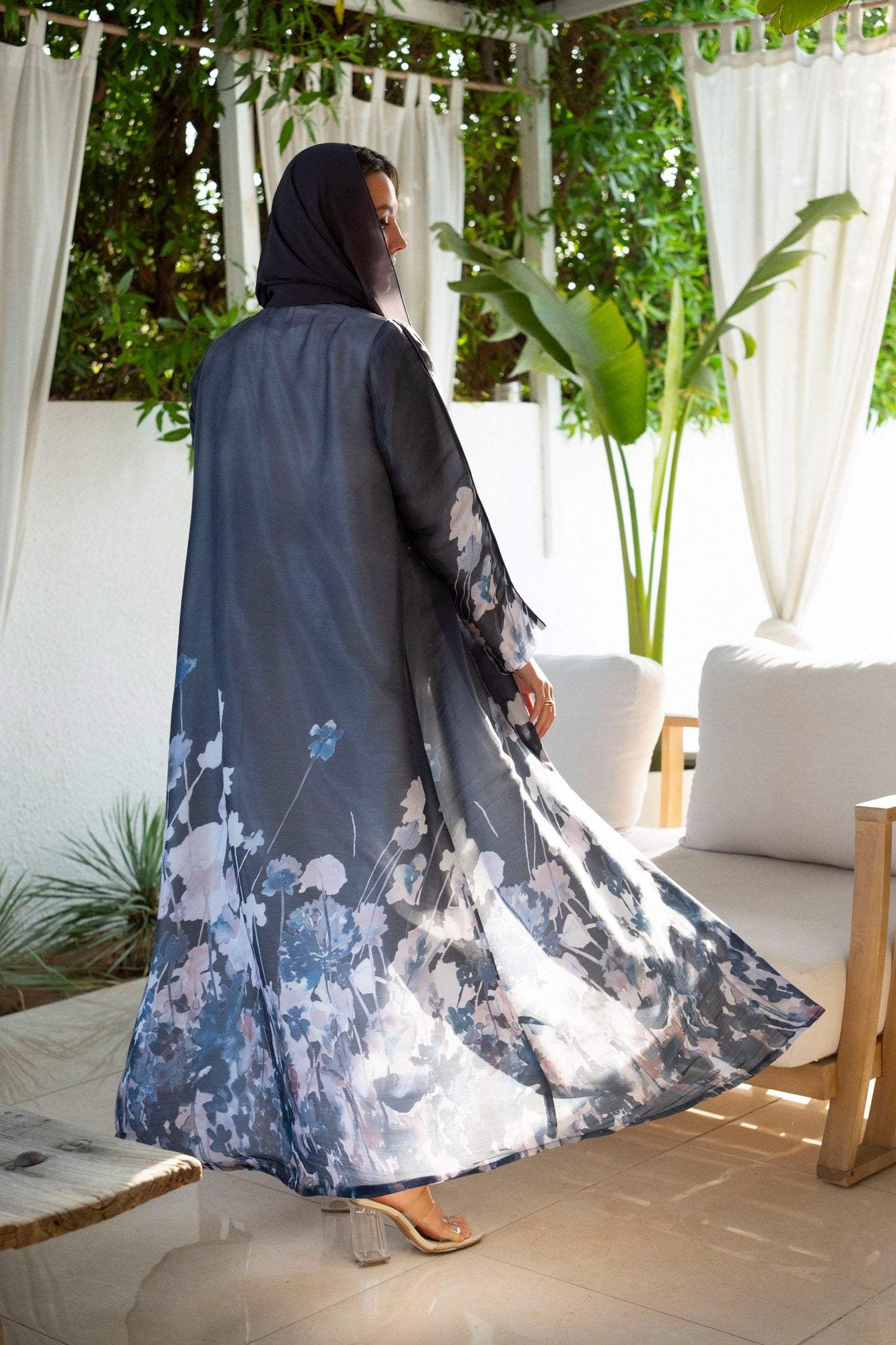 Blooming Flowers Abaya