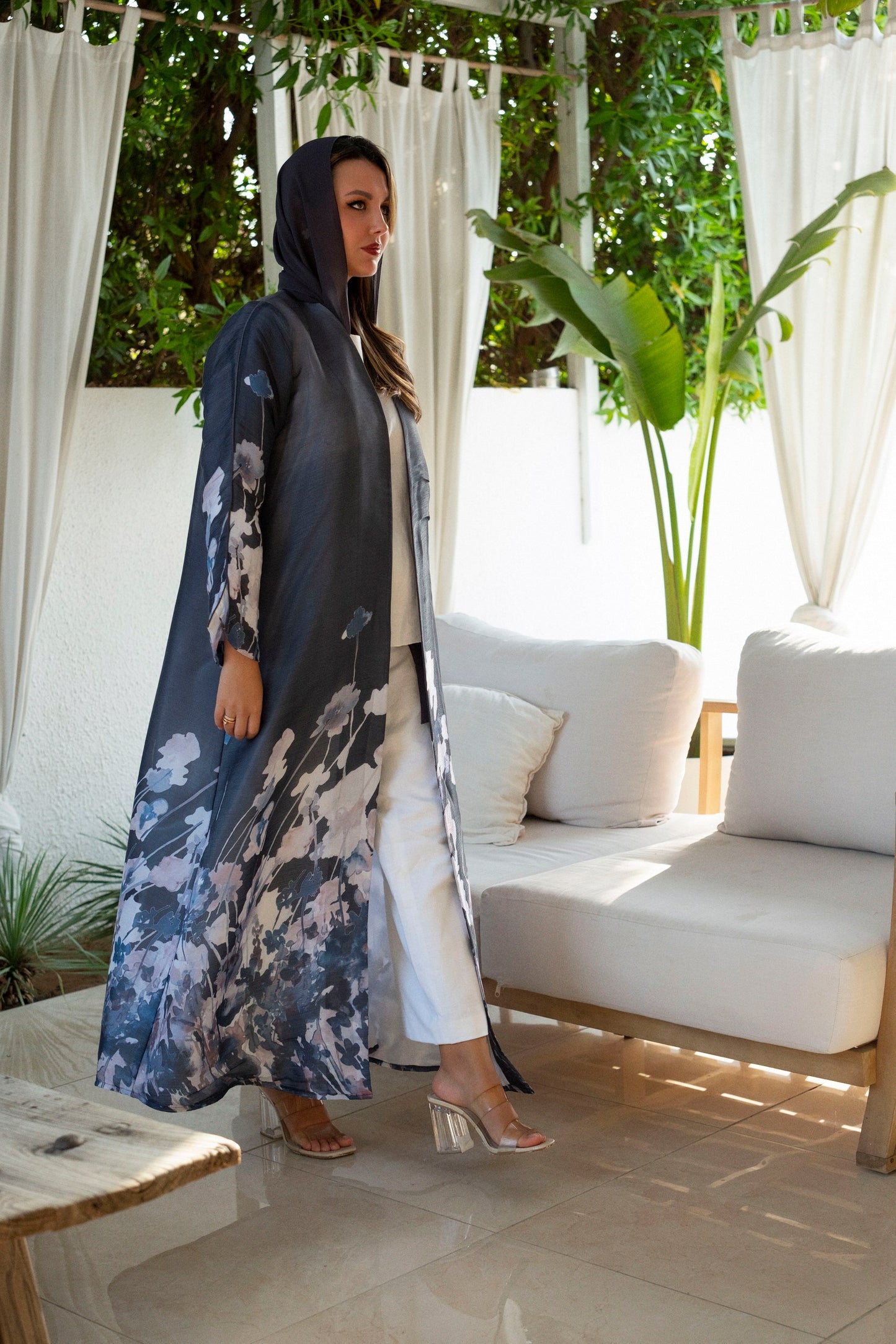 Blooming Flowers Abaya