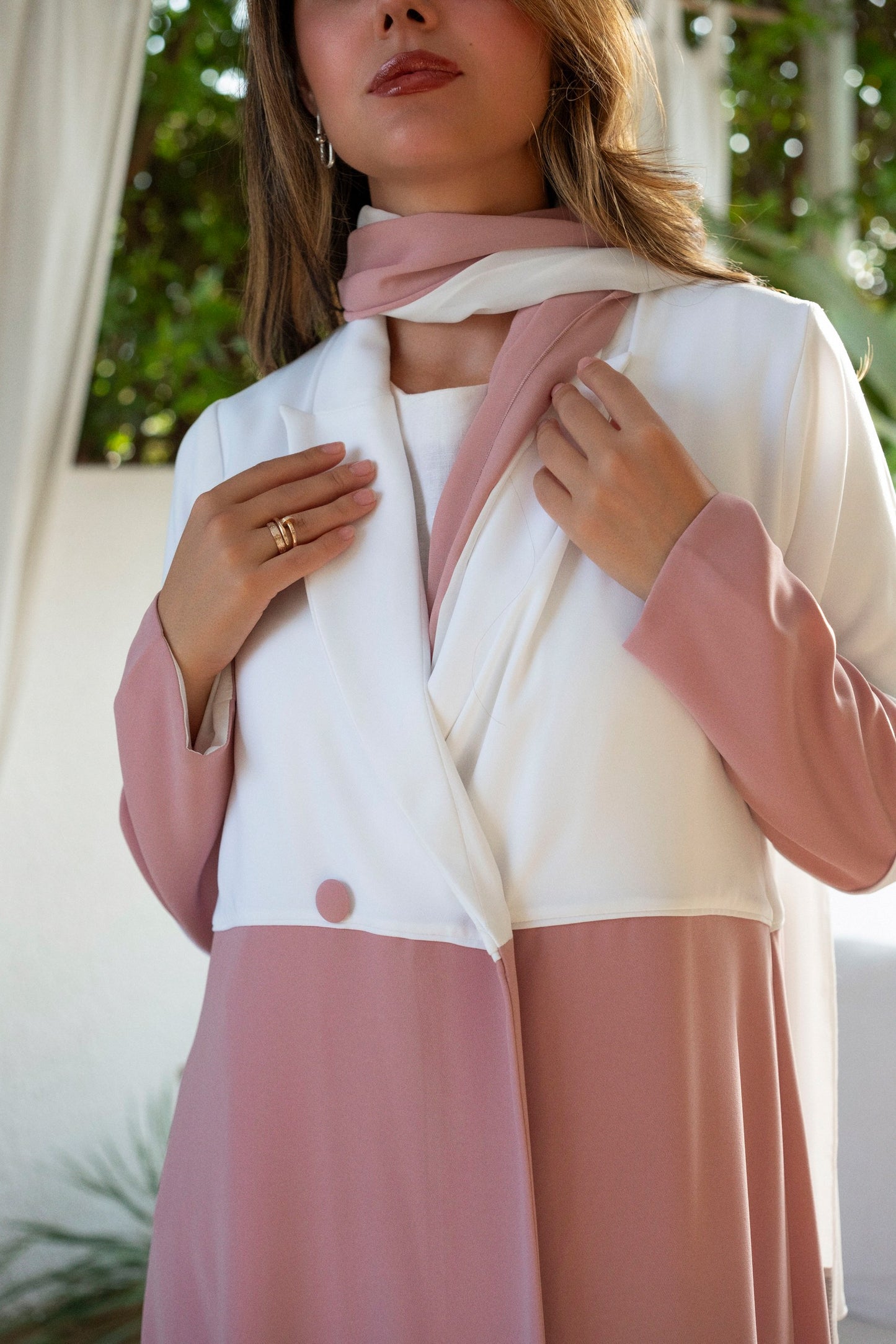 Two-Tone Abaya