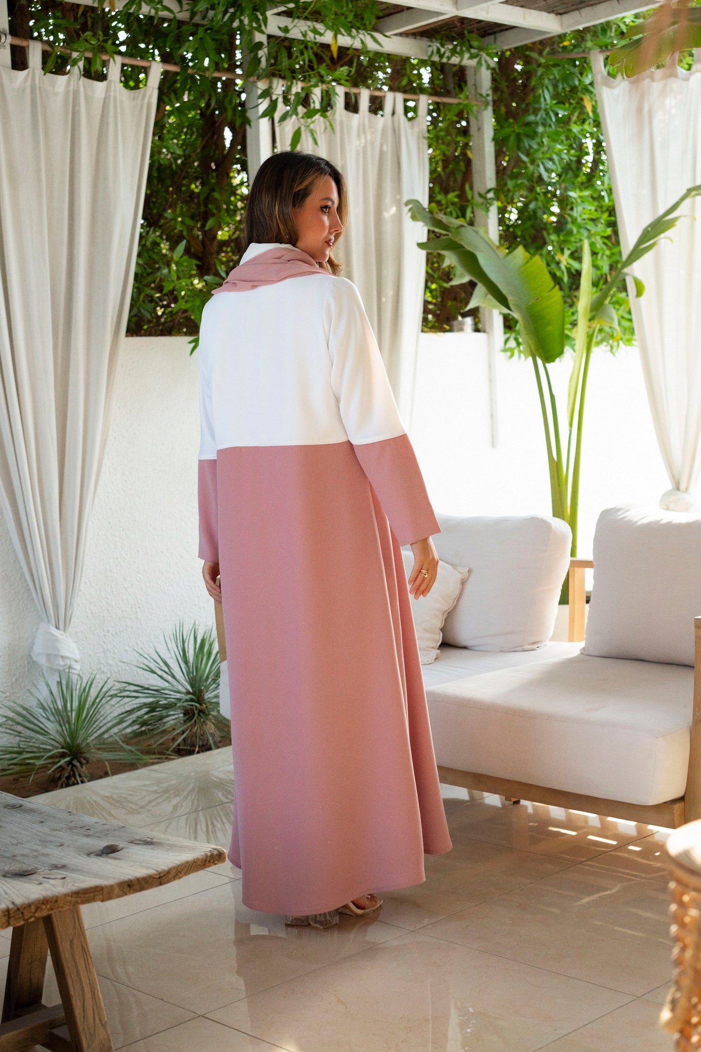 Two-Tone Abaya