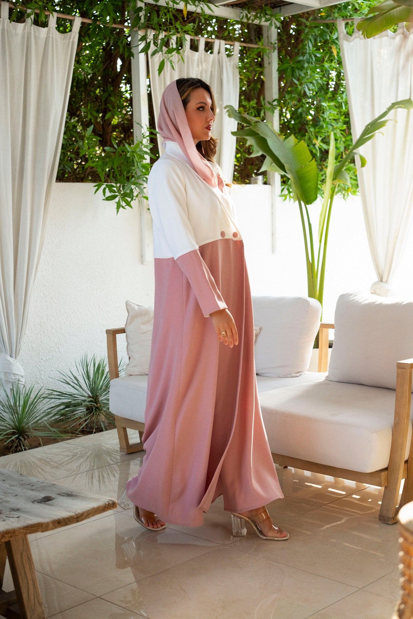 Two-Tone Abaya