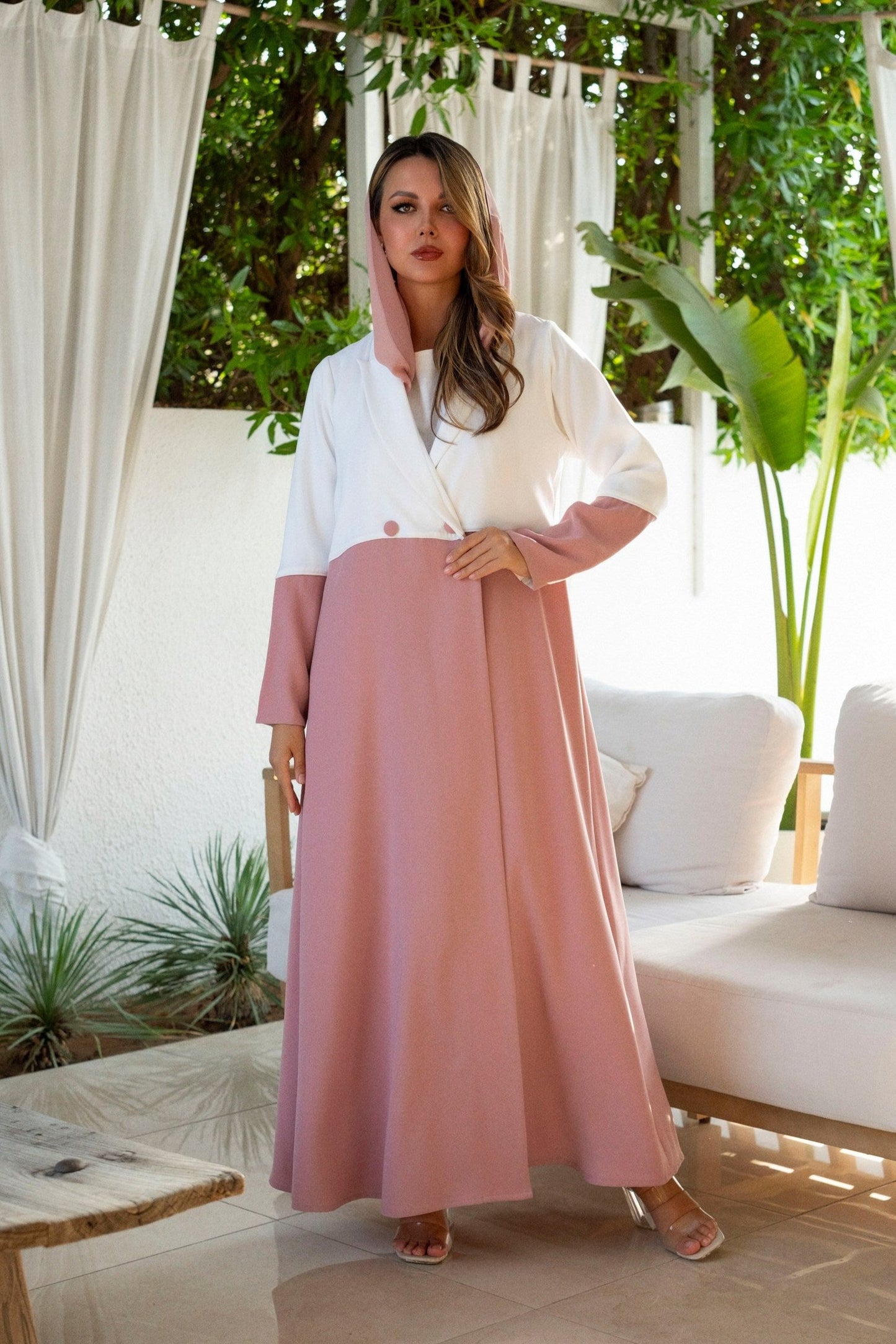 Two-Tone Abaya