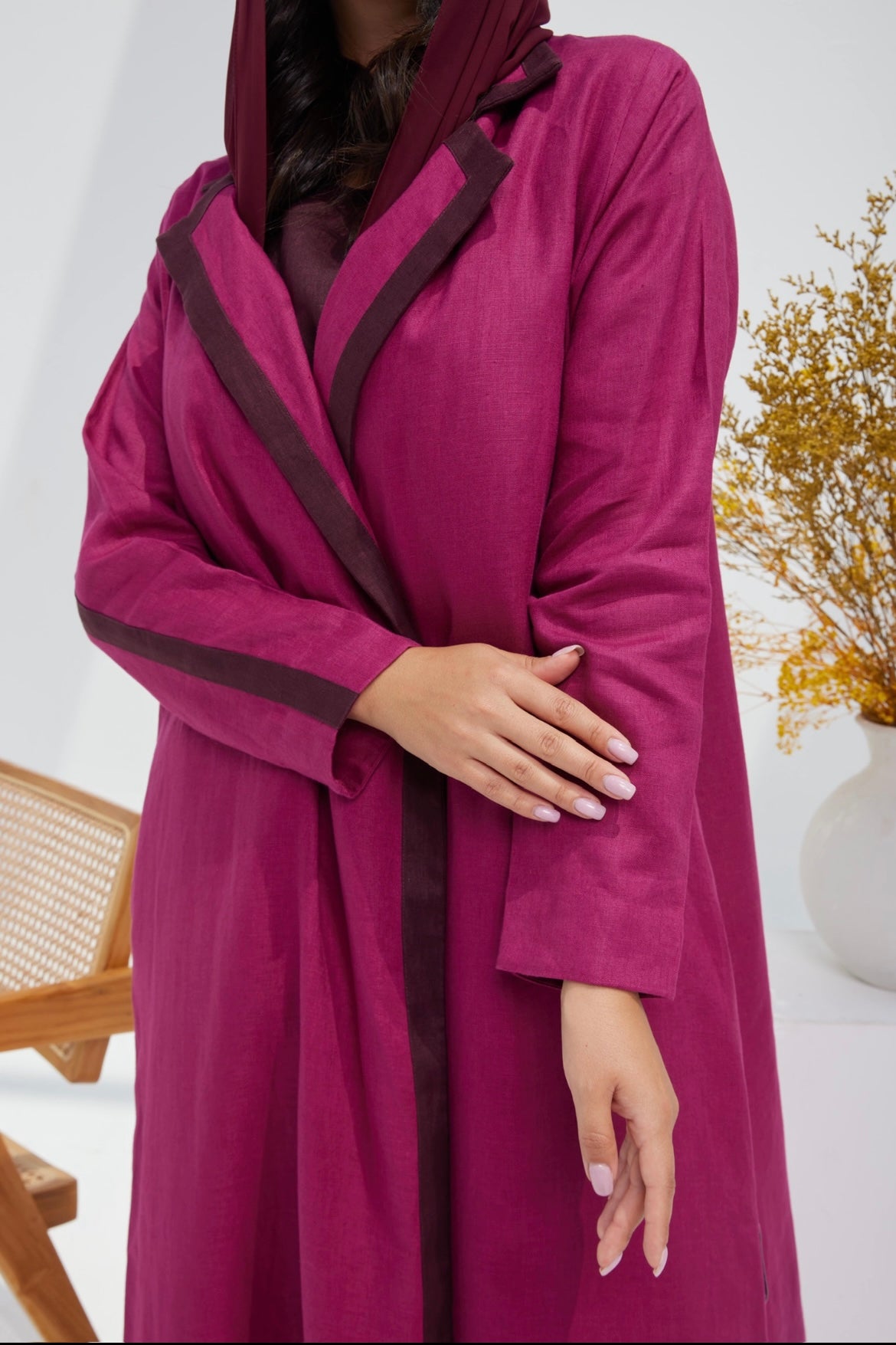 Linen Coat Abaya