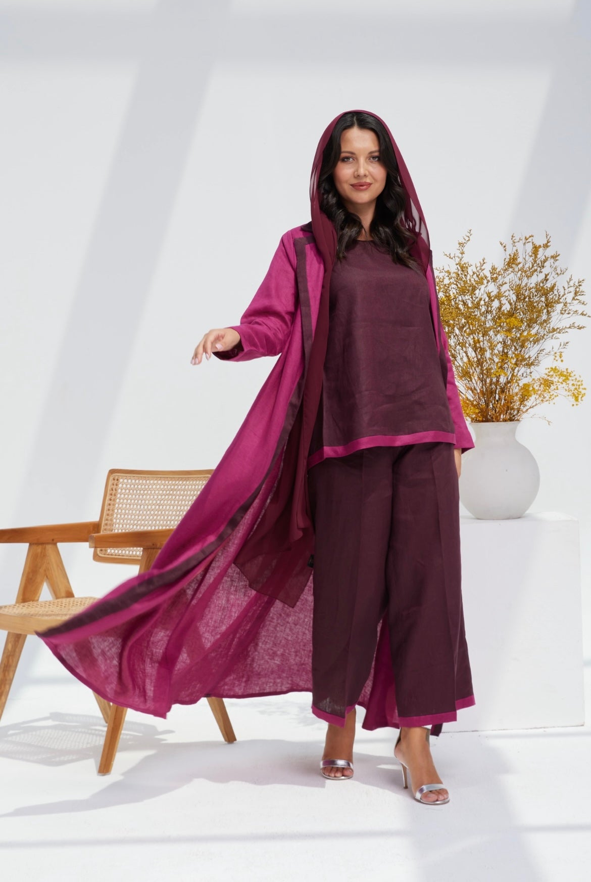 Linen Coat Abaya