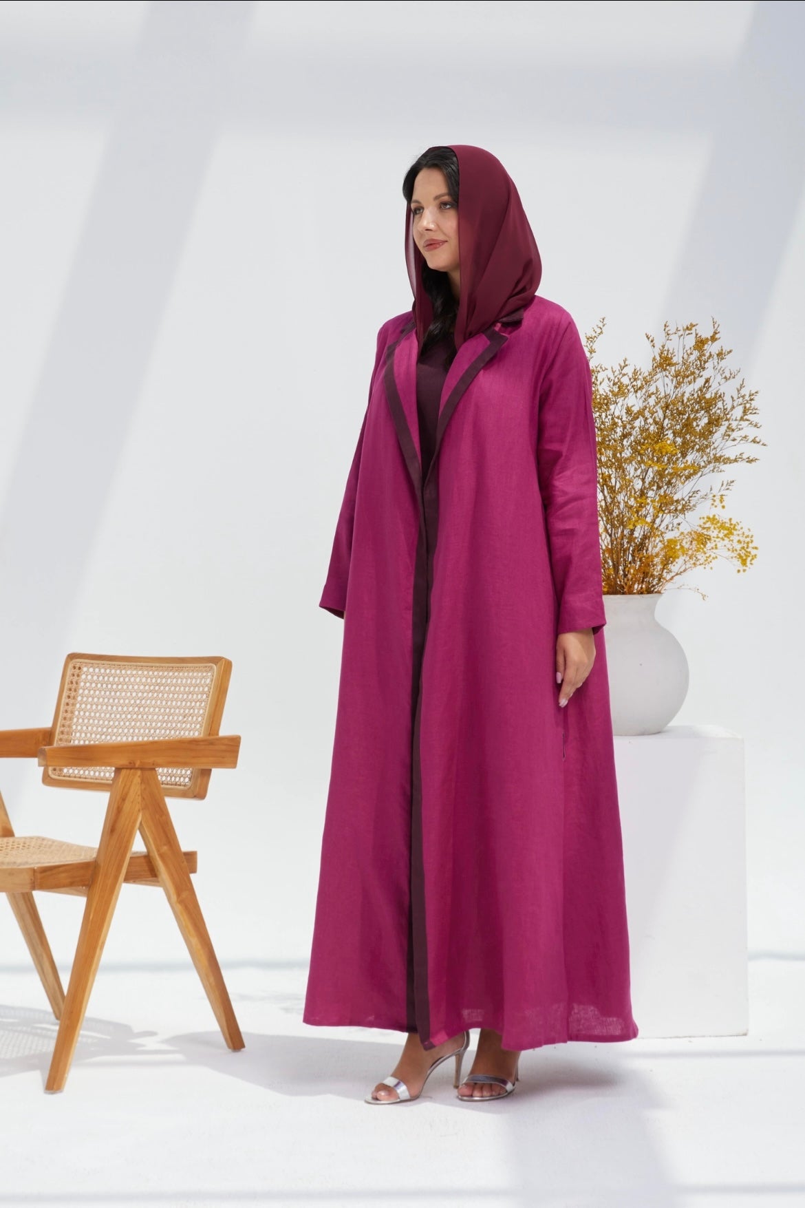 Linen Coat Abaya