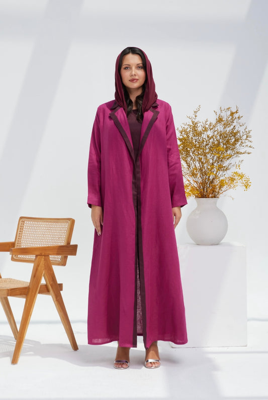Linen Coat Abaya