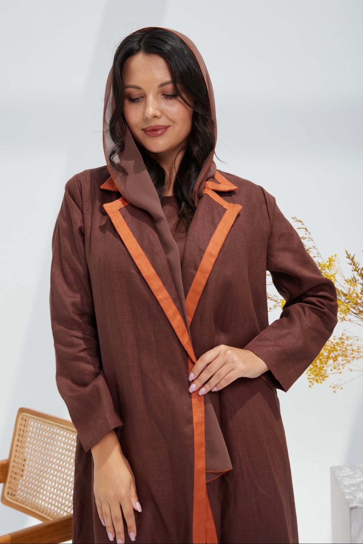 Linen Coat Abaya