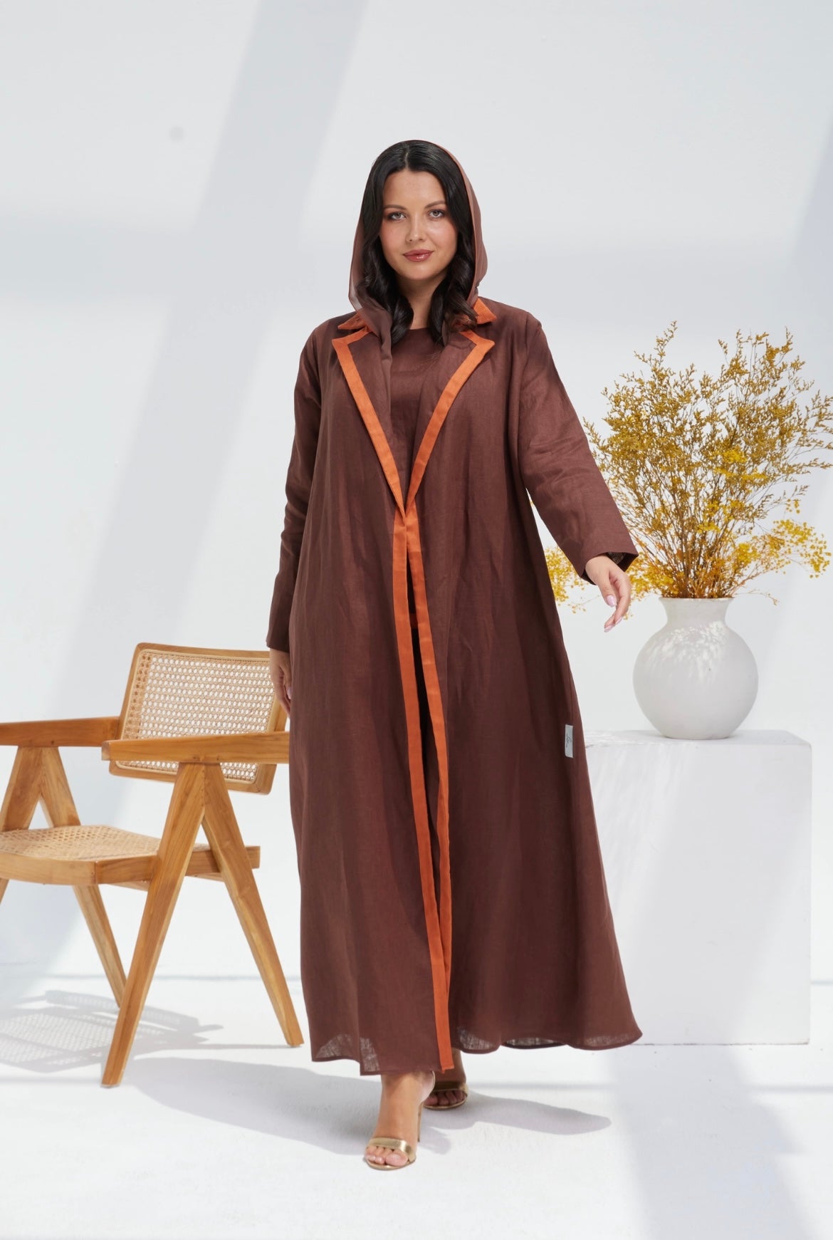 Linen Coat Abaya