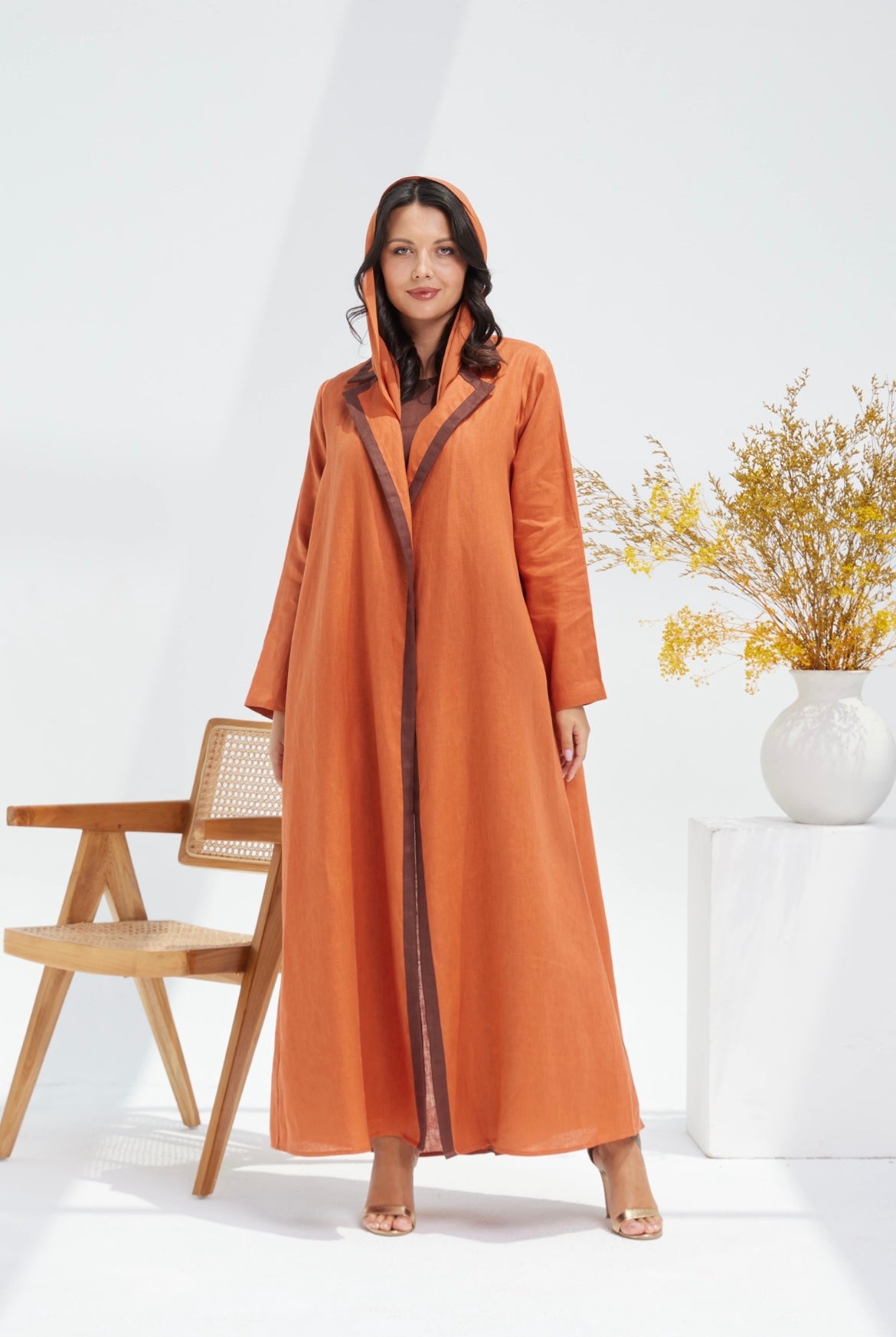 Linen Coat Abaya