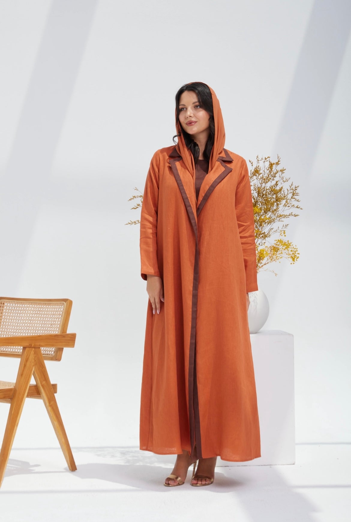Linen Coat Abaya