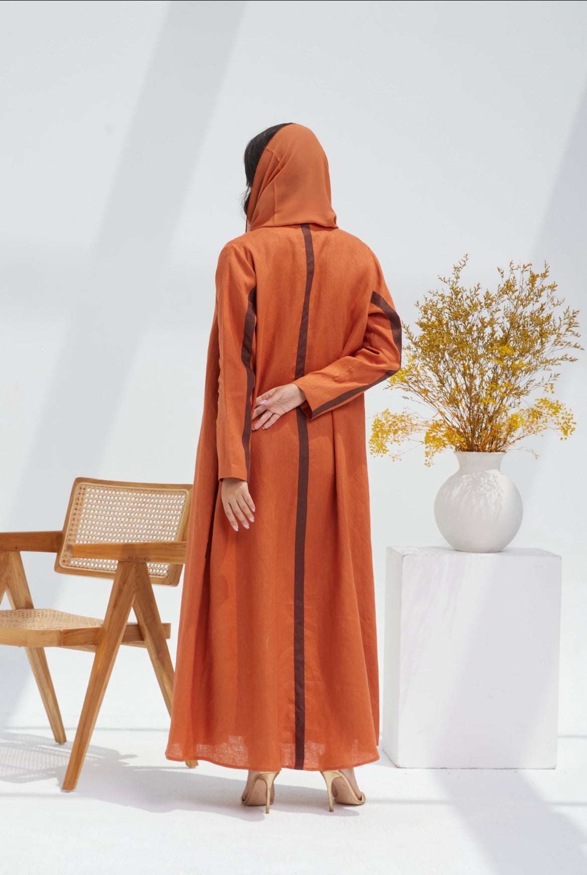 Linen Coat Abaya