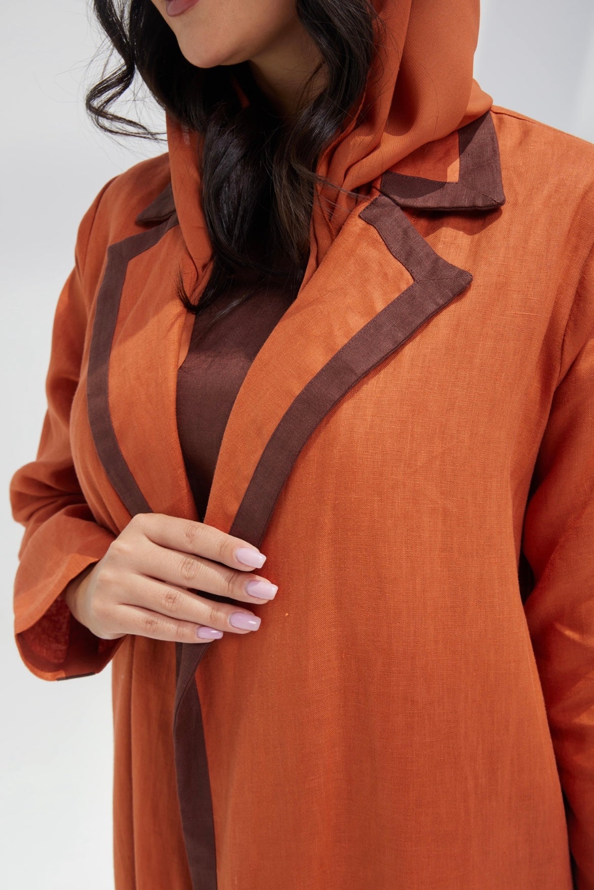 Linen Coat Abaya