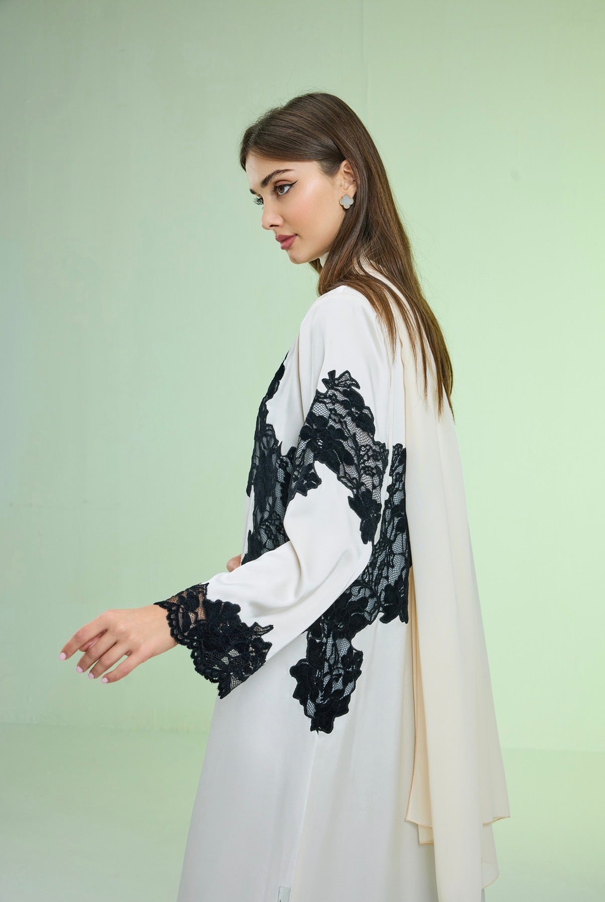 Lace Allure Abaya