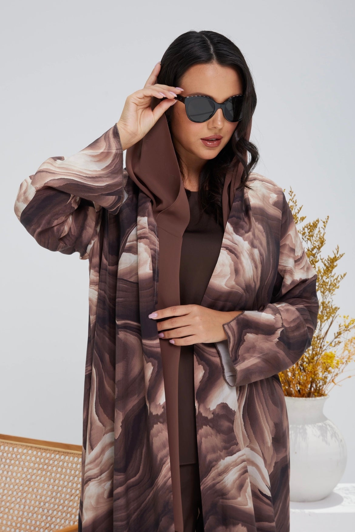 Marble Abaya