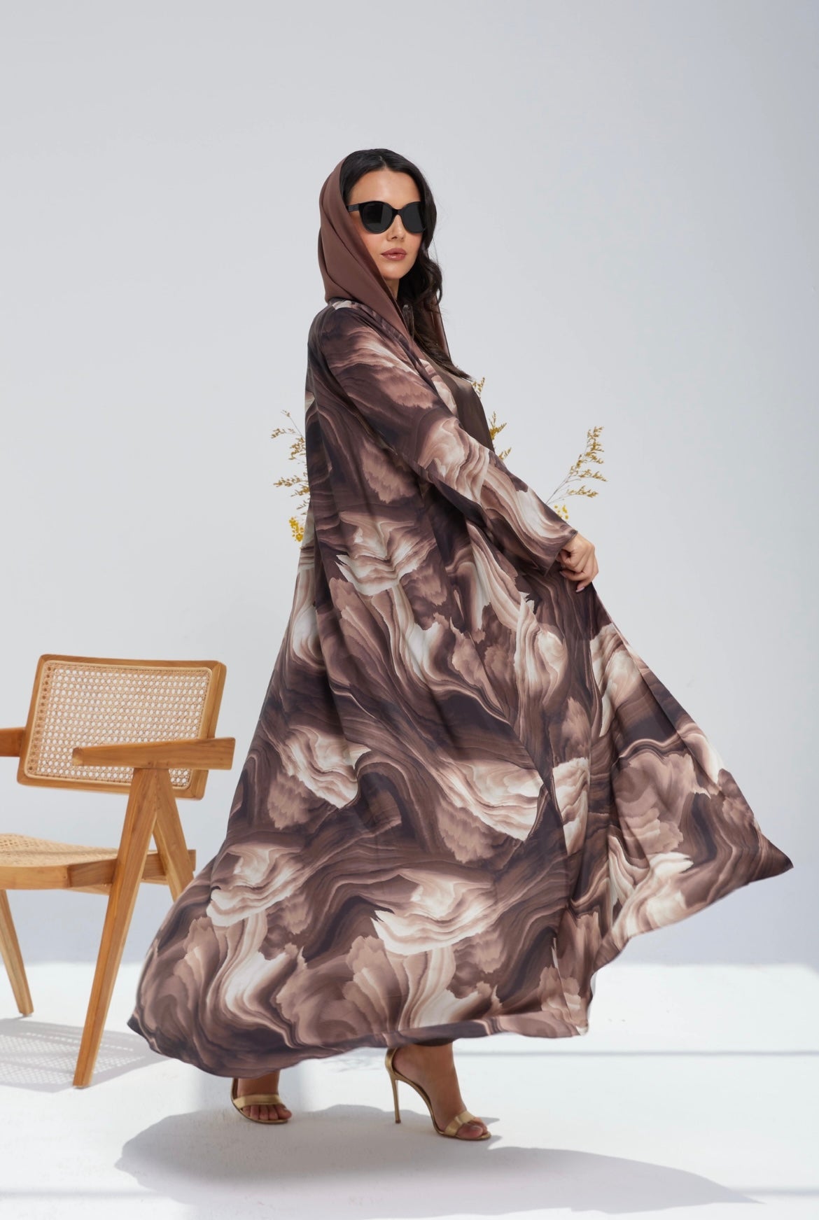 Marble Abaya