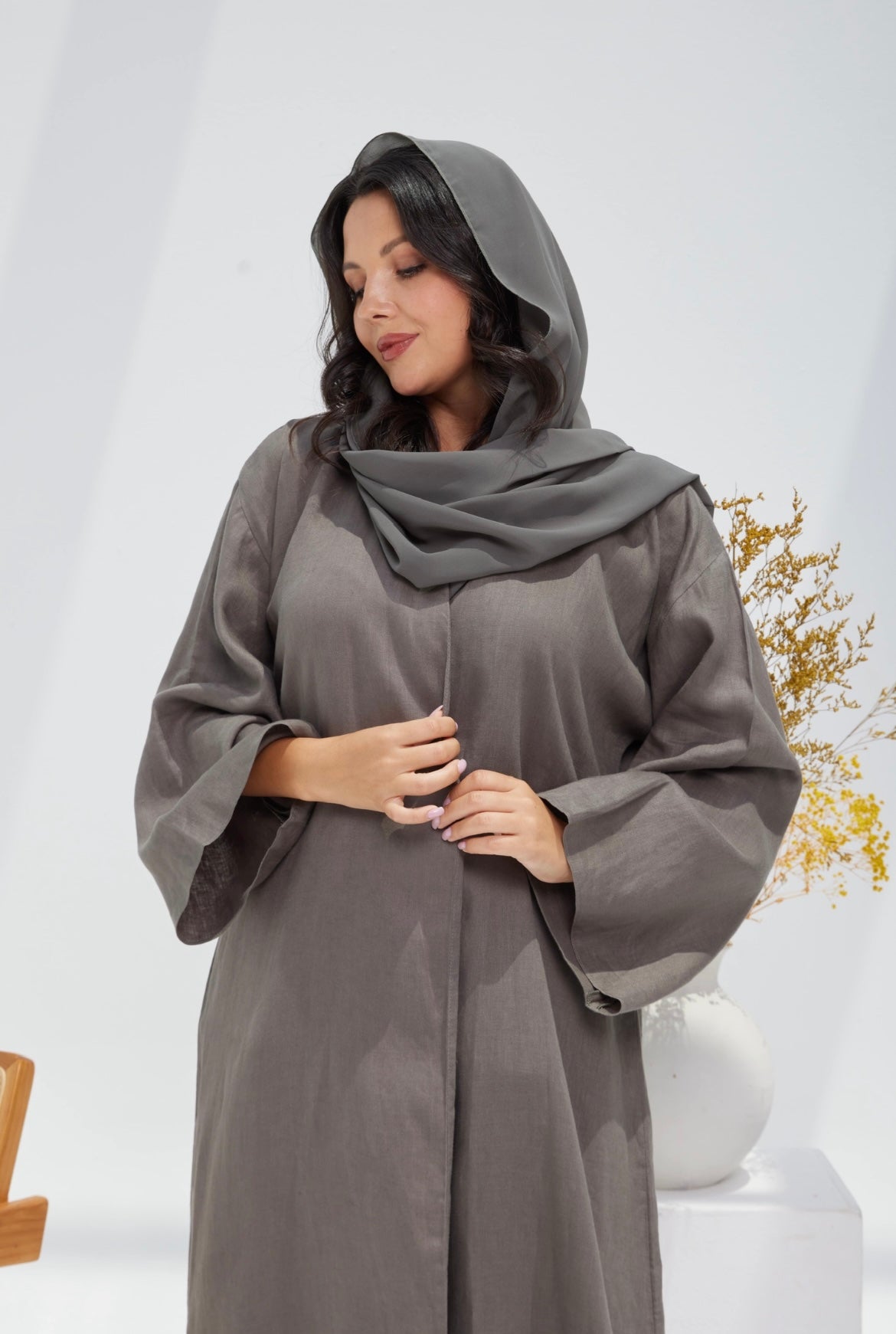 Basic Linen Abaya