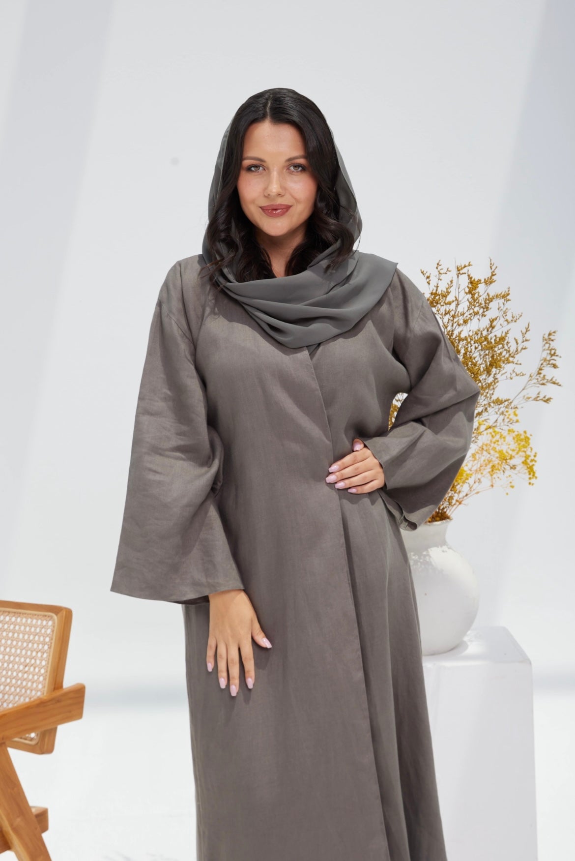 Basic Linen Abaya