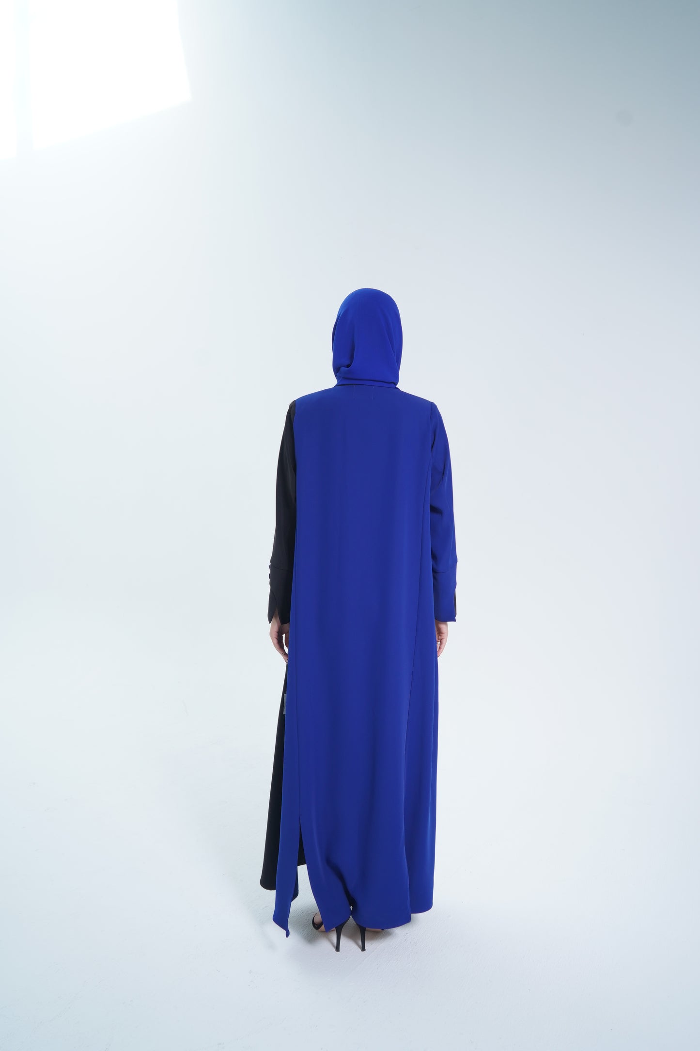 Electric blue Coat Abaya