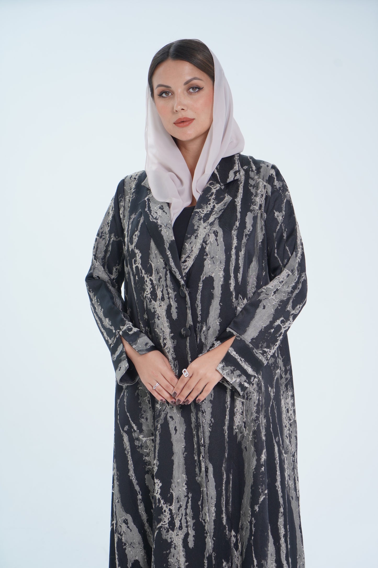 Abstract blazer Abaya