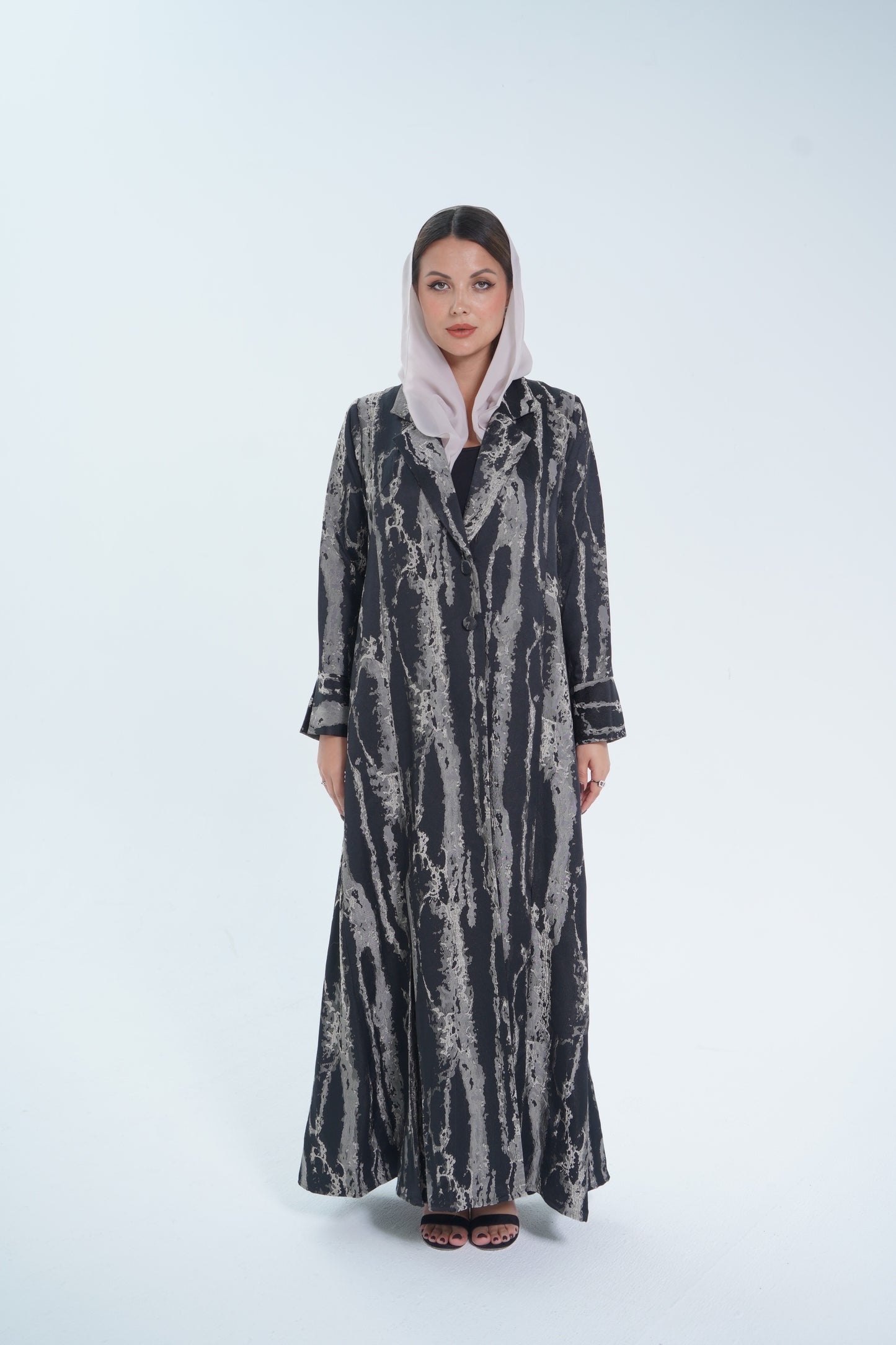 Abstract blazer Abaya