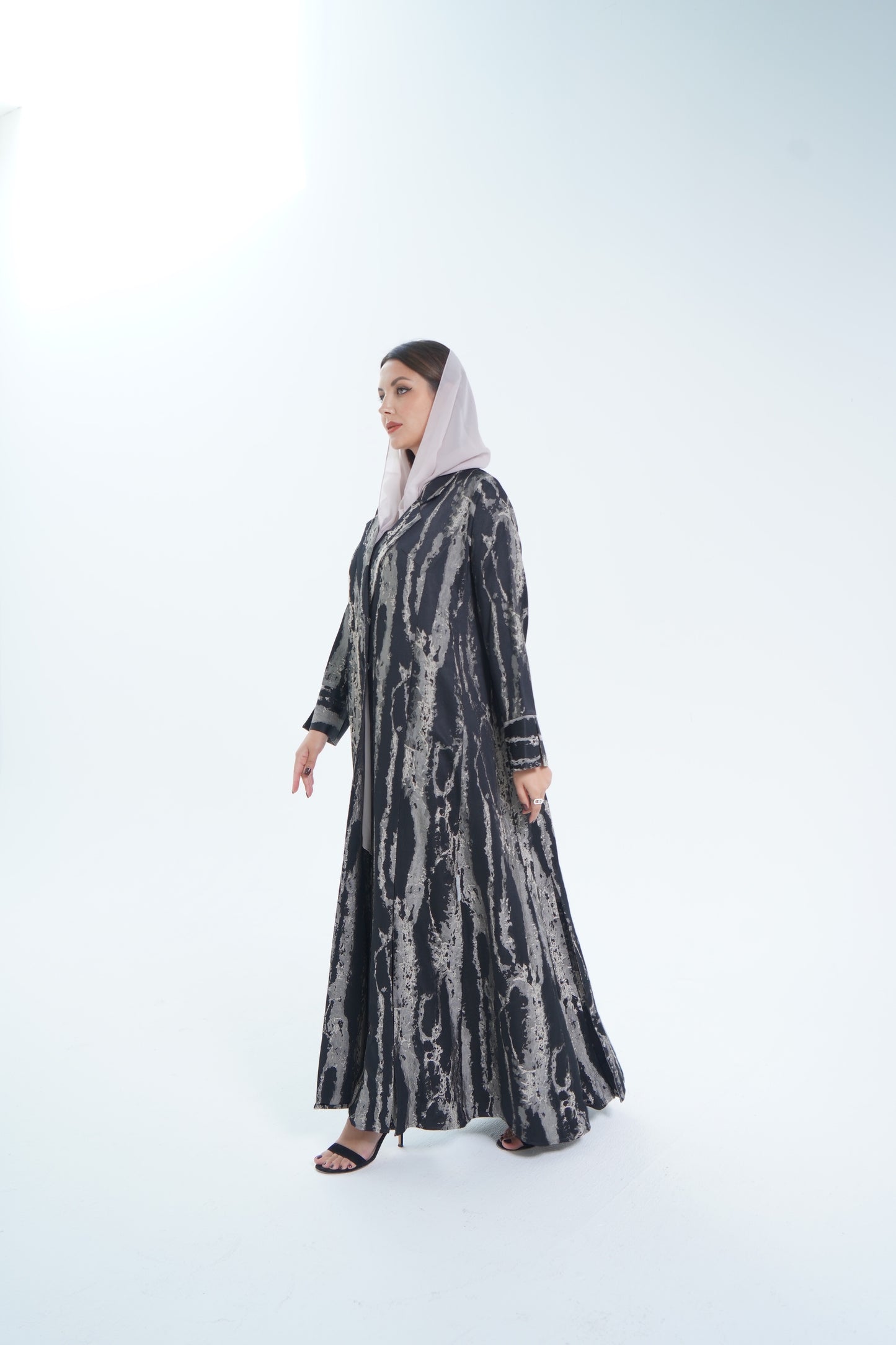 Abstract blazer Abaya