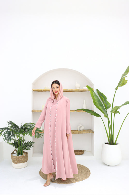 Leona cut-out Abaya