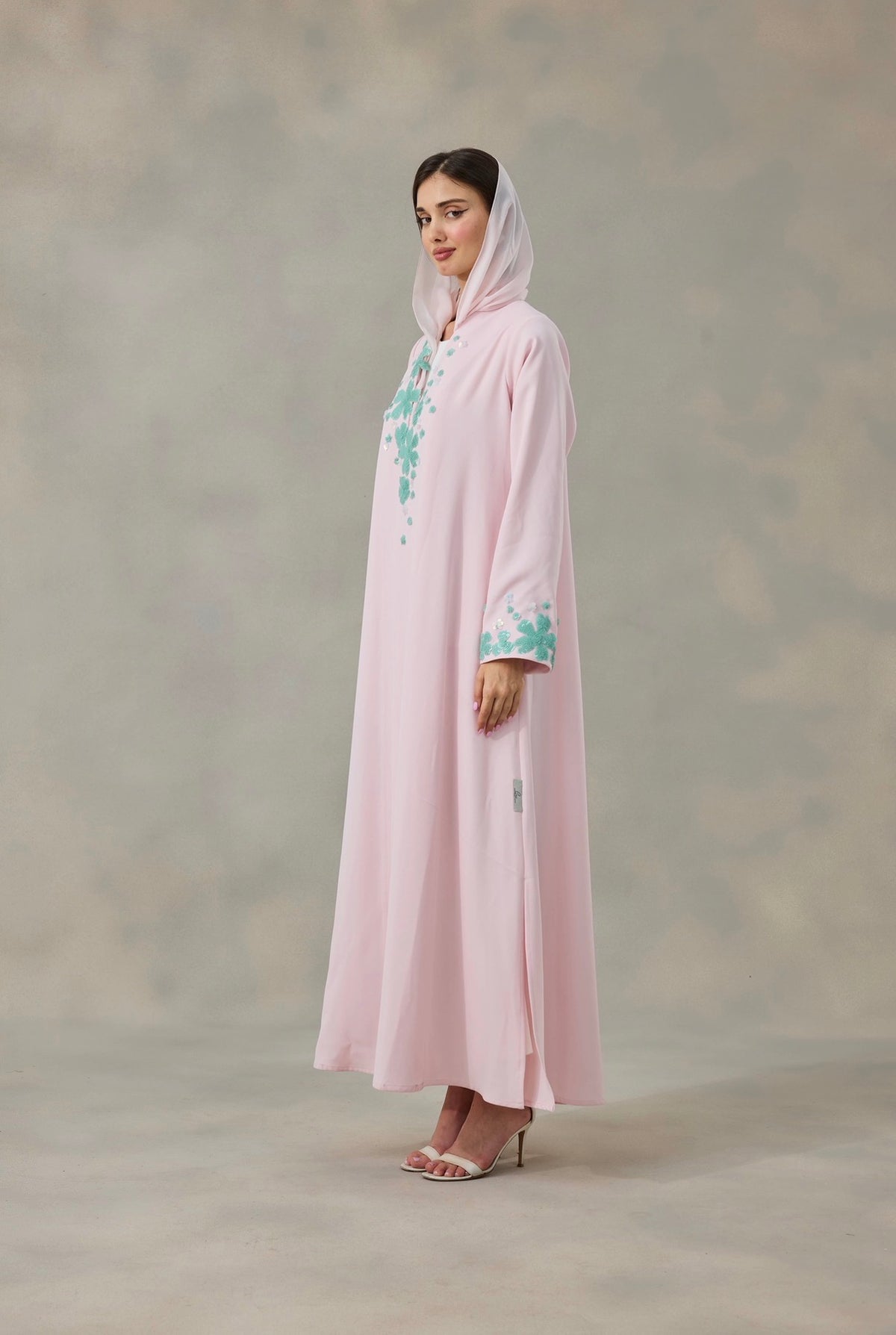 Blossom Mist Abaya