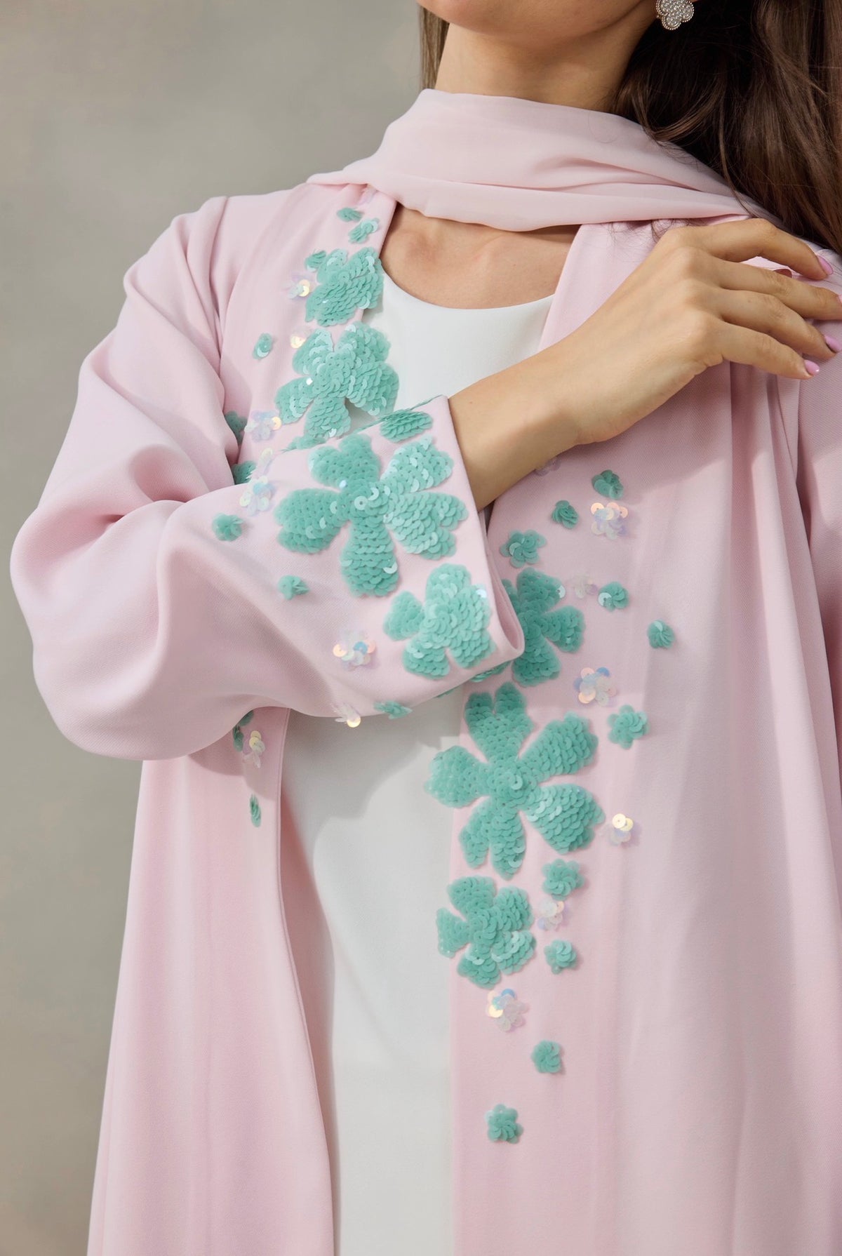 Blossom Mist Abaya