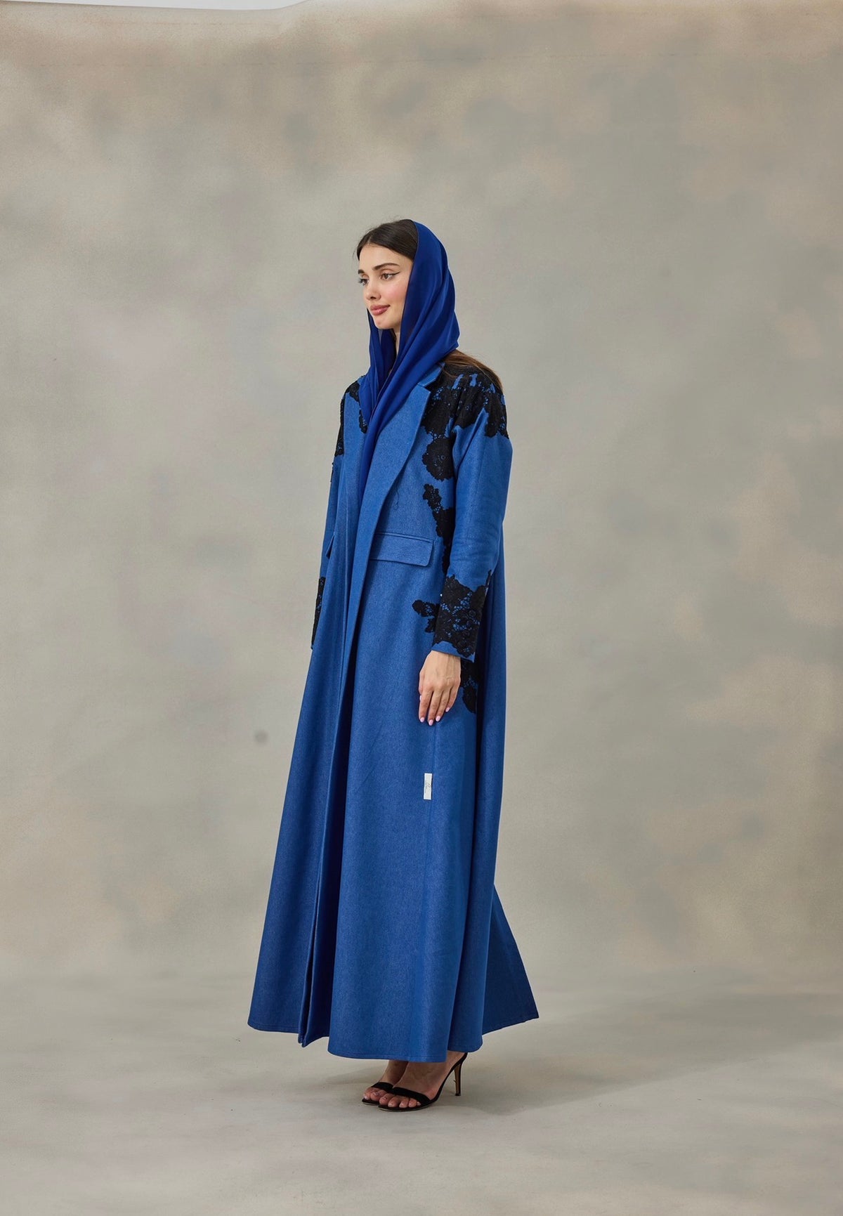 Denim Veil Abaya
