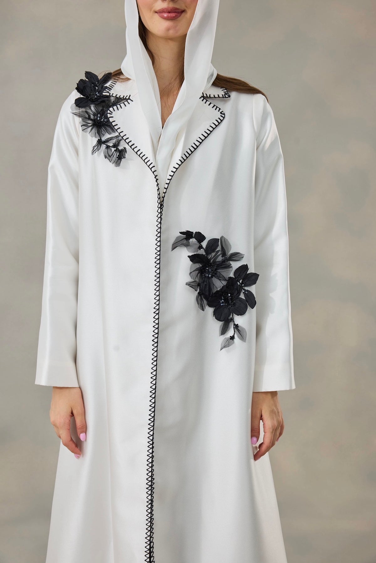 Fleur Noir Abaya