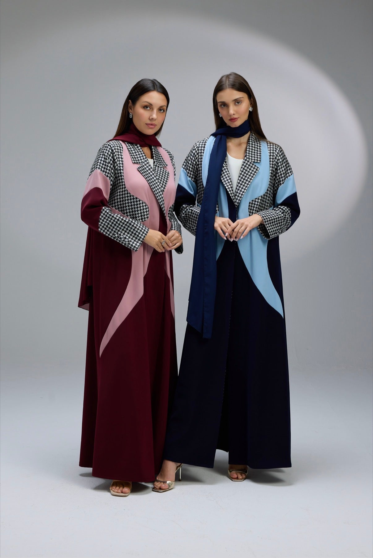 Crimson Flow Abaya
