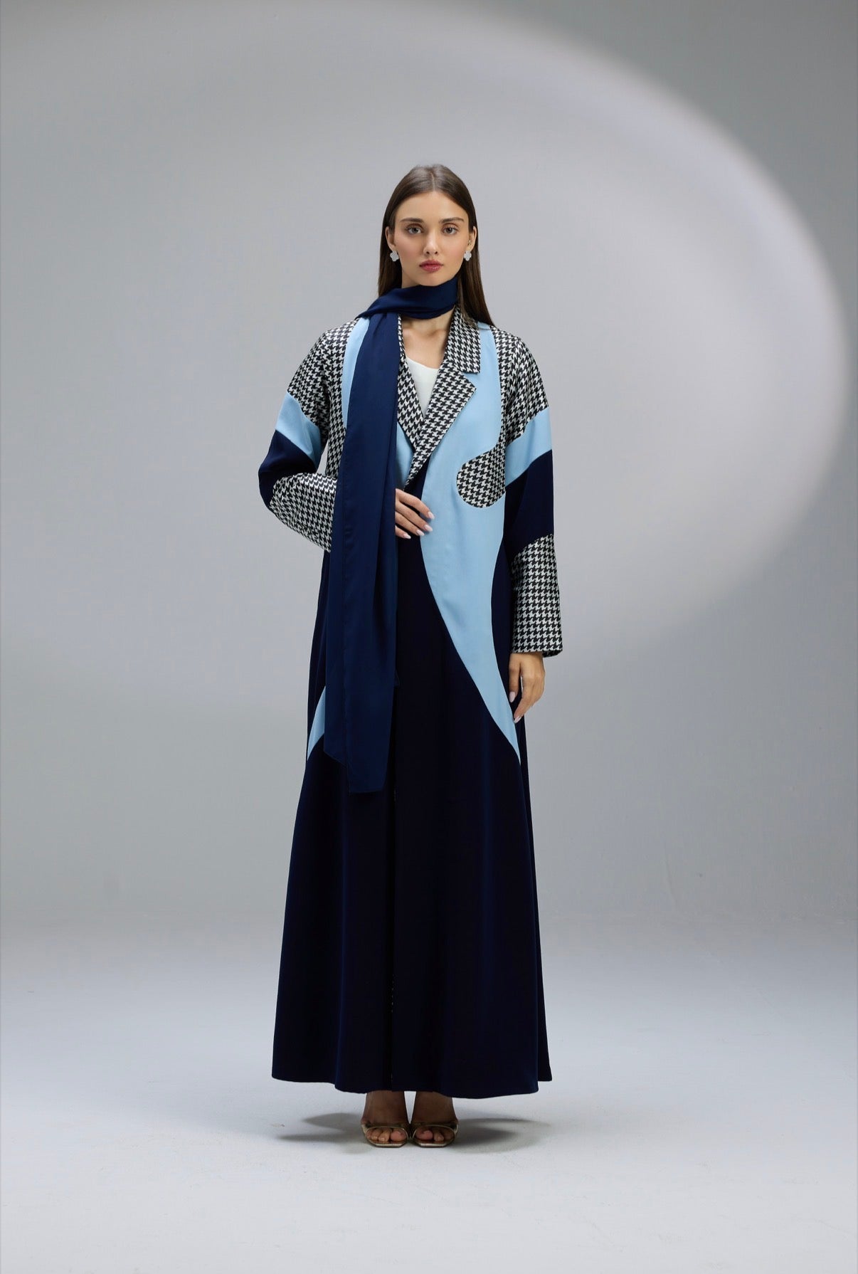 Crimson Flow Abaya