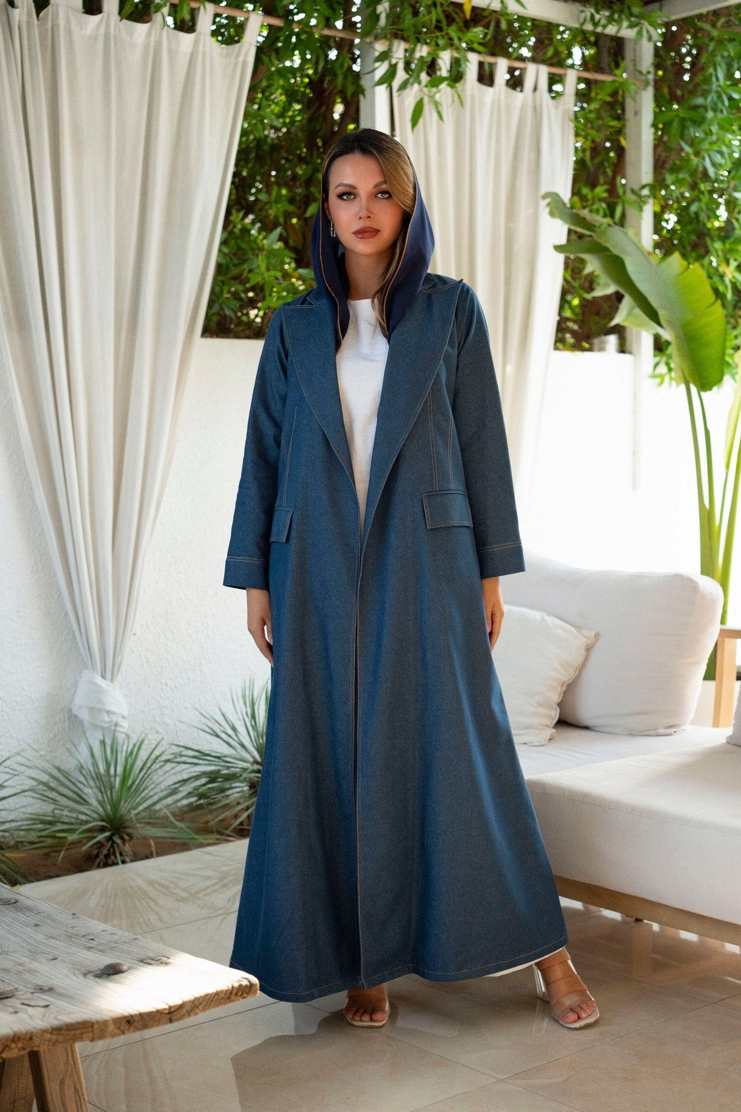 Classic Denim Abaya