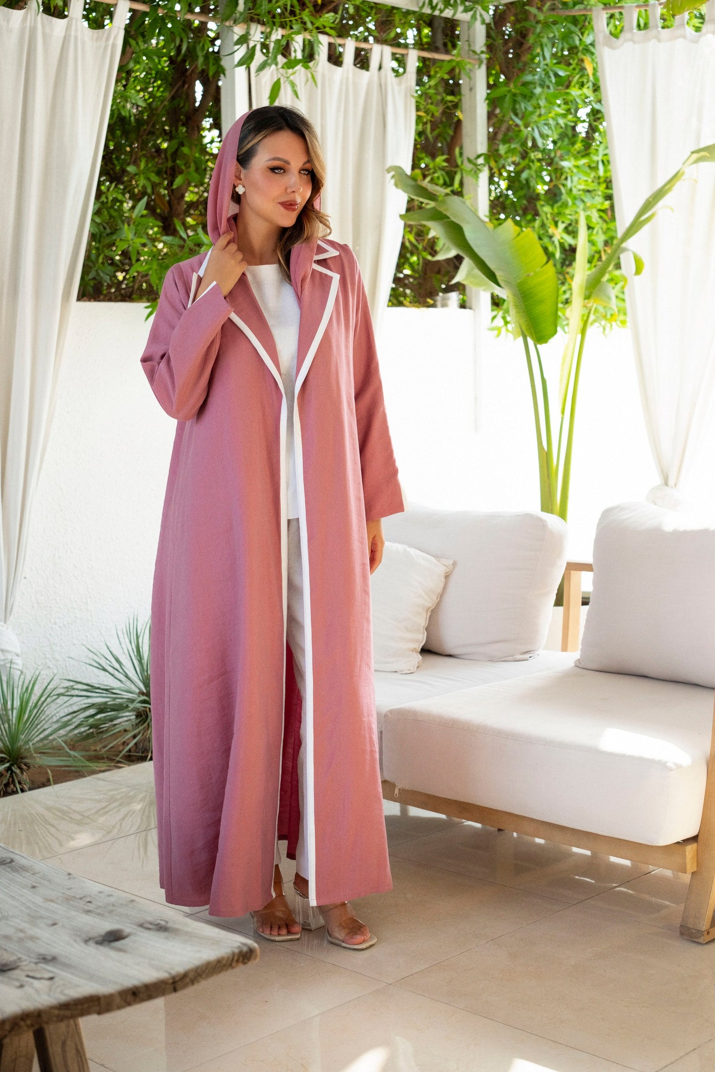 Maxi Pink Abaya