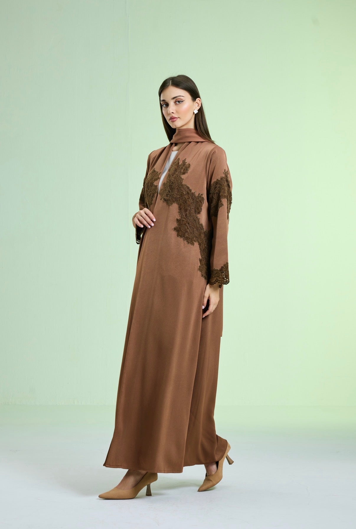 Lace Allure Abaya