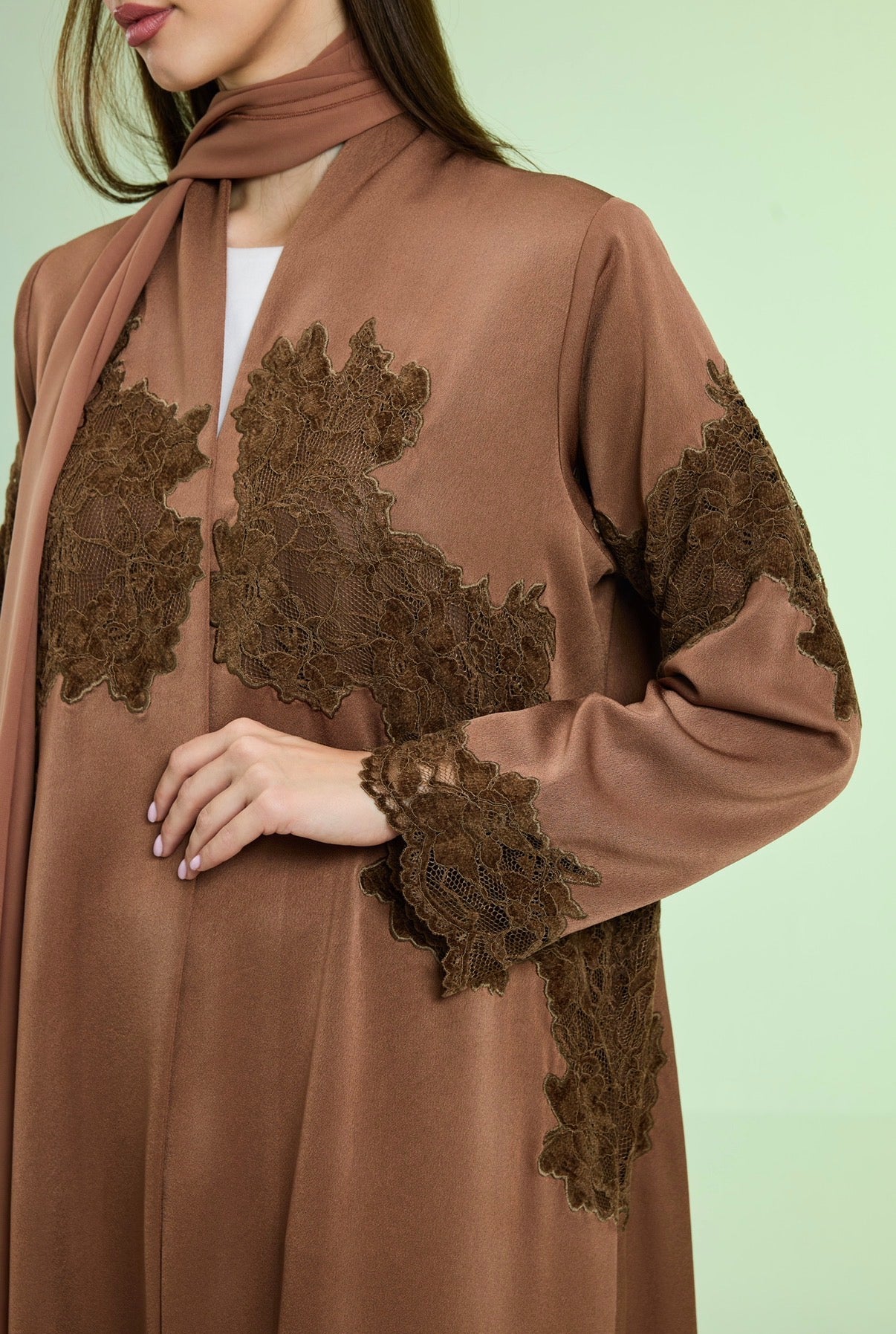 Lace Allure Abaya