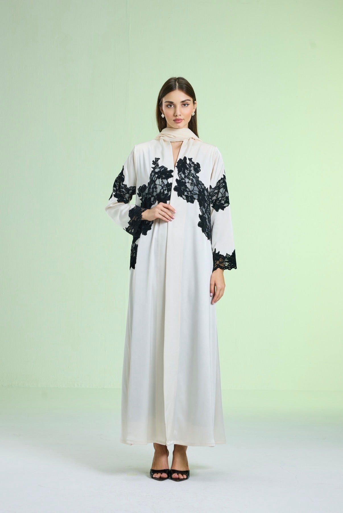 Lace Allure Abaya