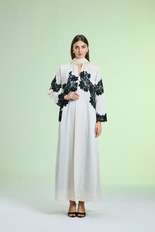 Lace Allure Abaya