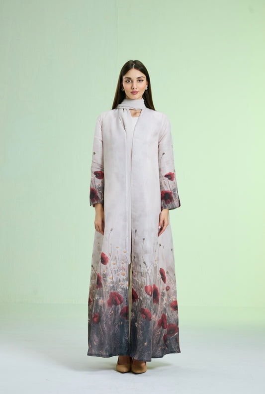 Blush Bloom Abaya