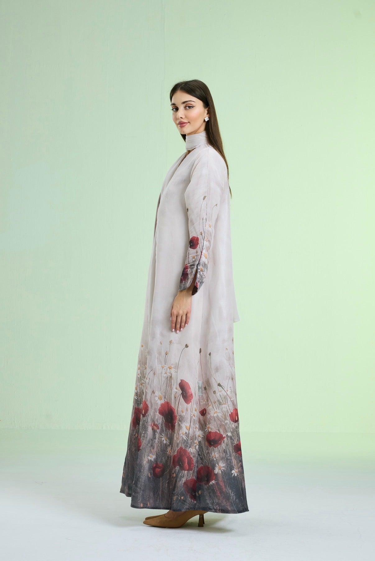 Blush Bloom Abaya