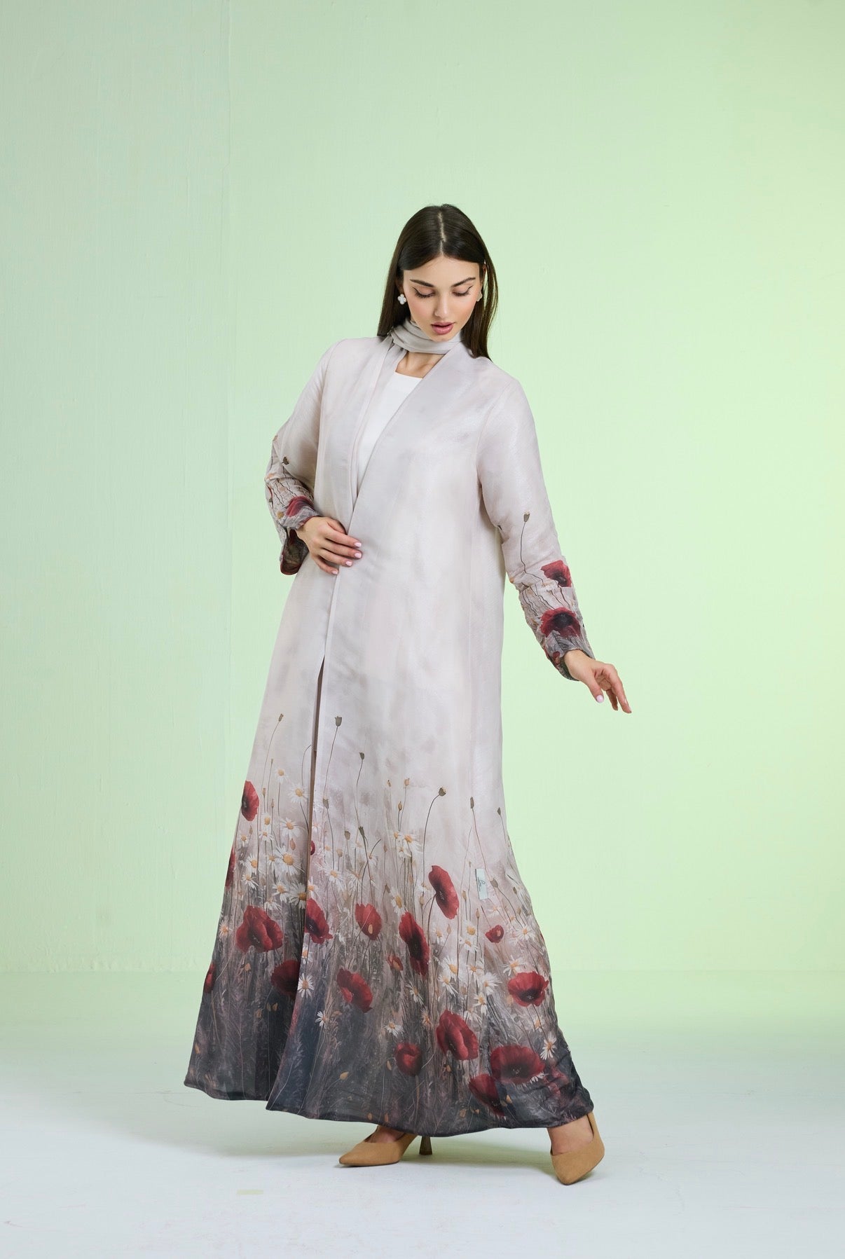 Blush Bloom Abaya